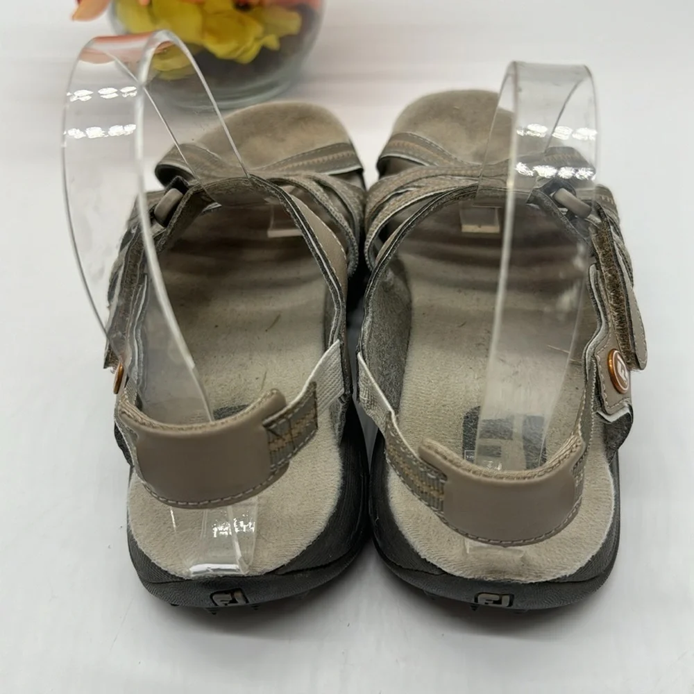 Foot Joy Tan Golf Sandals Size 6 MCS6820H